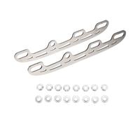 Lurrose 1ensemble Set de Lames de Patinage Inoxydables avec Embouts Lames de Rechange Durables pour Patins à roulettes et Patins de Hockey