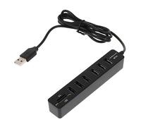 Lurrose 1Pièce Hub USB Multifonction Ports Prise de PC et Appareils Mobiles pour Maison et Bureau
