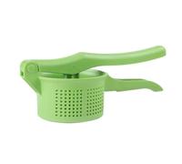 Lurrose 1pièce Presse-purée Manuelle Plastique Vert Pressoir à Pommes de Terre et Légumes pour Cuisine Domestique Égouttoir Compact et Poignée Antidérapante