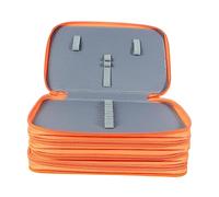 Lurrose 1pièce Trousse à Crayons Multifonctionnelle Slots avec Compartiments Étui De Rangement Pratique pour Crayons De Couleur pour Artistes Et Étudiants