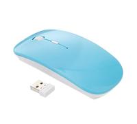 Lurrose 2.4g Souris Plate sans Fil Ghz à Boutons avec Nano-récepteur USB pour Ordinateur Portable Et Pc Mode Veille pour Économiser Énergie