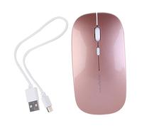 Lurrose 2.4G Souris Rechargeable Et Silencieuse Souris Pratique Or Rose pour Ordinateur pour Travail Et Utilisation Quotidienne