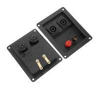 Lurrose 2 Bornes de Subwoofer Connecteurs de Câble, Bornier de Fil pour Haut-Parleurs DIY, Convient aux Enceintes de Concert et Installations Audio