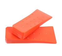 Lurrose 2 Coins d'Abattage en Plastique Orange 8 Pouces Pointes Coin de Coupe pour Arbres Outil Forestier pour Tronçonneuse Accessoires pour Jardinage et Abattage Sécurisé