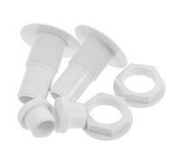 Lurrose 2 Ensembles Accessoires De Drainage Du Congélateur Congelateur Bouchon Vidange Accessoires De Réfrigérateur White