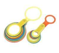 Lurrose 2 ensembles Outil de Mesure Précis pour Fruits Cercles de Calibrage pour Classification Uniforme des Fruits Plastique Facile à Utiliser