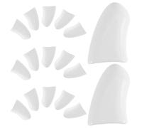 Lurrose 2 Paquets Protège-Ongles pour Animaux Blanc Capuchons Griffes Anti-griffures pour Chats et Chiens TPR Protection Meubles et Confort Naturel