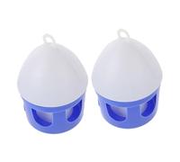 Lurrose 2 pièces Abreuvoir pour Oiseaux Plastique Réutilisable Distributeur Eau Pratique pour Pigeons et Cailles Accessoire et Facile à Nettoyer Élevage et Animaux de Compagnie