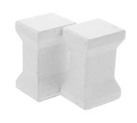 Lurrose 2 Pièces Accessoire de Four Céramique Poteaux Résistants pour Fours Électriques Outils de Pottery Making Compatible avec Différentes Configurations