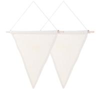 Lurrose 2 Pièces Badge Brooch Display Banner Beige pour Épingles et Badges Support Murale Multifonctionnel pour Collection de Pins et Décorations Événements Couleur