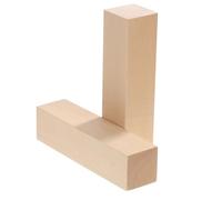 Lurrose 2 Pièces Blocs de Sculpture Non Blocs Rectangulaires Naturel pour Bricolage et Sculpteur Kit de Sculpture pour Garçon Fille et Adultes pour Décorations Diy