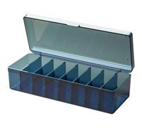 Lurrose 2 Pièces Boîte de Rangement Câbles Organisateur de Chargeur USB Transparent avec Compartiments pour Accessoires Électroniques et Bureau pour Câbles Chargeurs et Petits Objets