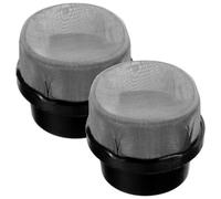 Lurrose 2 pièces Bouchon Filtrant Plastique pour Purgeur Air de Piscine Compatible Protection Débris pour Filtration Piscine