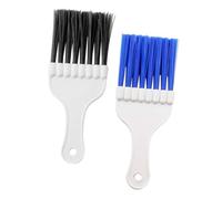 Lurrose 2 Pièces brosse de nettoyage du condenseur ailette radiateur faire le ménage peluche conditionneur refroidissement peignes scrubber alimentation ca accessoire ca Plastique