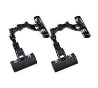 Lurrose 2 Pièces Clip Rotatif à Double Tête en Plastique et Alliage, Pince Flexible pour Papier d'art et Photo, Ajustable pour Divers Scénarios Créatifs et Chevalets en Extérieur