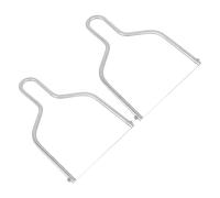 Lurrose 2 pièces Coupe-fromage Inox Multifonction Trancheur Foie Gras et Beurre Outil de Cuisine Compact et Léger pour Pâtisserie et Découpe Précise