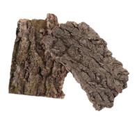 Lurrose 2 pièces Décoration Terrarium Reptile Écorce Naturelle Cachette Reptile Lizard Gecko Bearded Dragon Habitat Décor Sécurisé Écologique