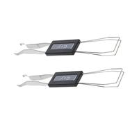 Lurrose 2 Pièces Extracteur Clavier Mécanique Outil Pratique pour Retirer et Remettre Les Keycaps Accessoire Indispensable pour Nettoyage