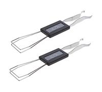 Lurrose 2 Pièces Extracteur de pour Clavier Mécanique Outil Indispensable pour Retirer Facilement Les Keycaps Design Compact et Durable Compatible Plupart des Claviers Mécaniques Peut