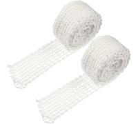 Lurrose 2 Pièces Filet À Viande Élastique En Coton Pour Emballage De Jambon Saucisse Et Charcuterie Rouleaux De Filet Pour Attacher Porc Et Cuisson Maison