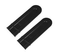 Lurrose 2 pièces Housse de Protection pour Guide Tronçonneuse Cache Barre et Chaîne Résistant Plastique Manchon pour Accessoires Tronçonneuses Protection Sécurisée et Facile à Installer