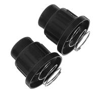 Lurrose 2 pièces Kit de Remplacement Allumeur Barbecue Gaz Bouton Poussoir Igniteur Capuchon Igniteur Facile à Installer pour Foyers et Grills à Gaz