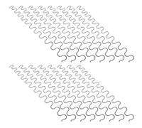 Lurrose 2 Pièces Ressort de Canapé en Métal de Serpent, Assurant Élasticité et Compatibilité pour Réparation de Meubles Doux à Domicile