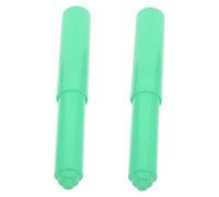 Lurrose 2 Pièces Support de Papier Toilette Extensible Tige Plastique à Ressort Rotatif pour Salle de Bain et Cuisine