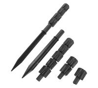 Lurrose 2 Pièces Tuteurs à Fleurs Décoratifs en Plastique Noir Connecteur, Support Fiable et Installation Facile pour Balcons Urbains et Décoration Extérieure