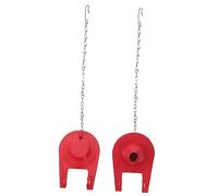 Lurrose 2 pièces Valve de Chasse Eau Caoutchouc Clapet de Réservoir Étanche Accessoire Wc Compact et Facile à Installer pour Salle de Bain