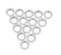 Lurrose 20 ensembles Écrous de Montage Quartz pour Mécanisme Dhorloge Tête Ronde Cuivre Écologique Compatible Réparation et Remplacement Mouvement Pratique pour Projets DIY