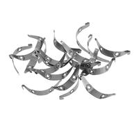 Lurrose 20 Ensembles Vintage Treadle Sewing Machine Shuttle Race Cover and Driver Spring with Metal Screws Repair Parts for Home Needlework and DIY Craft Projects