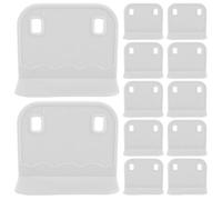 Lurrose 20 Pièces Playpen Stabilizer Base No Drill Fixator Bracket with Anti-Slip Adhesive Pad Plastic Support for and Pet Playpen Accessories