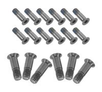 Lurrose 20 Pièces Vis de Tension M5 en Alliage pour Roue de Vélo Route, Boulon de Guidage Précis pour Réglage de Dérailleur Arrière, pour Terrains Variés