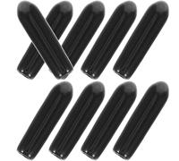 Lurrose 200 Capuchons D’extrémité pour Panier de Lave-vaisselle 3 Mm en Plastique Noir, Protections Anti-poussière et Anti-rayures, Revêtements Protecteurs pour Réparation, Lot 200 Pièces