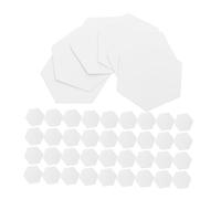 Lurrose 200 Pièces Gabarits Hexagonaux pour Patchwork DIY Papier de Couture Fournitures Précises pour English Paper Piecing pour Débutants et Projets Collaboratifs