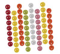 Lurrose 200 Pièces Mini boutons en alliage deco boutons de couture universal round alloy buttons White