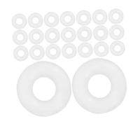 Lurrose 200 Pièces Perles Silicone Stoppeurs de Bijoux pour Bracelets et Colliers de Séparation Diy Accessoires de Création de Bijoux