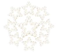 Lurrose 200pièces Breloques Décoratives Plastique Diy Étoiles Perlées Pour Manucure Fournitures De Décoration Ongles Petits Embellissements Créatifs