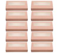 Lurrose 20pièces Boîte de Rangement pour Cils et Faux Ongles Boîte Vide Transparente pour Extensions de Cils et Manucure Emballage Cosmétique Portable Press Nails et Nail Art Usage