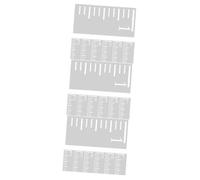 Lurrose 21pièces Règle De Pour Garçon Fille Plastique De Pochoirs De Mesure De Outil Éducatif Pour Développement Garçon Fille