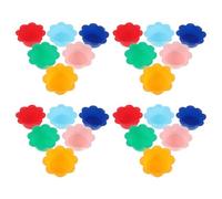 Lurrose 24 caissettes à cupcakes en silicone : caissettes antiadhésives réutilisables, 6 couleurs - Compatibles lave-vaisselle - Idéales pour cupcakes, muffins et desserts Accessoires de