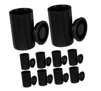 Lurrose 24 Pièces Boîte De Film De Film avec Stockage Capuchons De Film pour Appareil Photo Caméra Conteneurs Cas De Film Hermétique Black Abdos