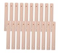 Lurrose 26 Pièces Matières premières pour Les bâtons de Cage à Oiseaux bâtons de Bricolage brindilles bâtonnets Ronds Faisceaux de Jouets d'oiseau bûches pour l'artisanat Beige