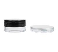 Lurrose 2ensembles Boîte à Poudre Ultra Fine avec Miroir et Houppette Contenant Maquillage Portable pour Usage Quotidien Étui et Facile à Nettoyer pour Poudre Échantillons