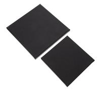 Lurrose 2pcs Cadres Noirs pour Toile Peinture à L'huile, Toile Tendue en Canvas et Bois Coins Enveloppés, pour Artistes et Peinture DIY