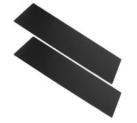 Lurrose 2pcs Planches à Mèches pour Cheveux Noir en Plastique Outil de Teinture Capillaire Visibilité Claire et Utilisation Polyvalente pour Divers Projets de Coloration