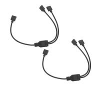 Lurrose 2pièces Câble Répartiteur RGB pour Carte Mère Rallonge vers Broches Connexion Interne Compatible avec Périphériques Argb
