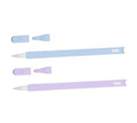 Lurrose 2pièces Étui Compatible avec Apple Pencil Housse pour Pencil Génération Étui à Motif Tête De Chat Gel De Silice pour Housse pour
