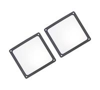 Lurrose 2Pièces Filtre à Poussière Magnétique Poussière pour Ventilateurs de PC Facile à Installer Accessoire Durable pour Boîtier Ordinateur Protection